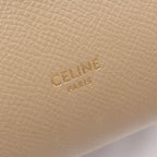 Celine Handbag Pico Belt Bag 2-Way Beige Leather — view 4