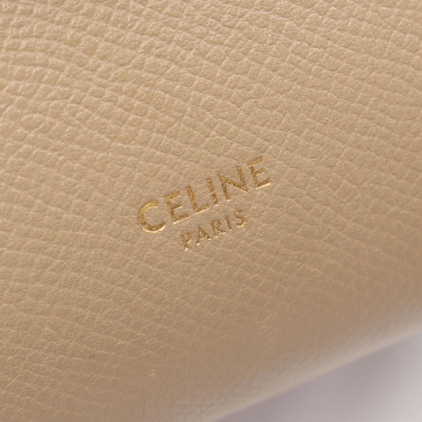 Celine Handbag Pico Belt Bag 2-Way Beige Leather — view 4