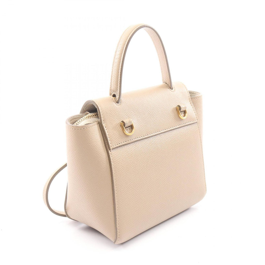 Celine Handbag Pico Belt Bag 2-Way Beige Leather — view 2