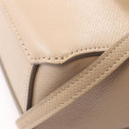 Celine Handbag Pico Belt Bag 2-Way Beige Leather — view 7