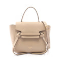 Celine Handbag Pico Belt Bag 2-Way Beige Leather