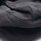 Prada Shoulder Bag Triangle Logo Bag Black Nylon Leather — view 7
