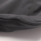 Prada Shoulder Bag Triangle Logo Black Nylon Saffiano Leather — view 6