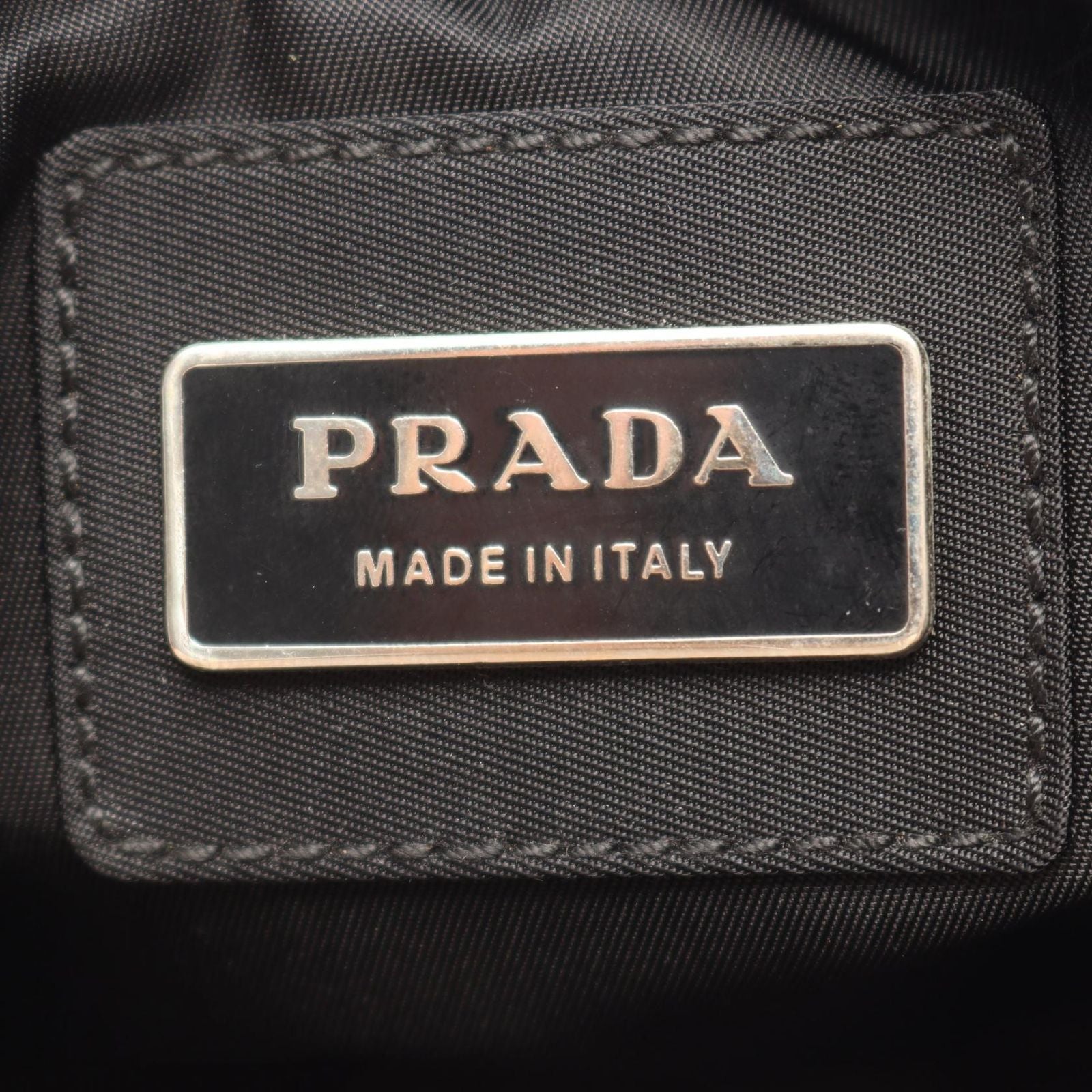 Prada Waist Bag Tessuto Montagn Black Nylon Triangle Logo — view 4