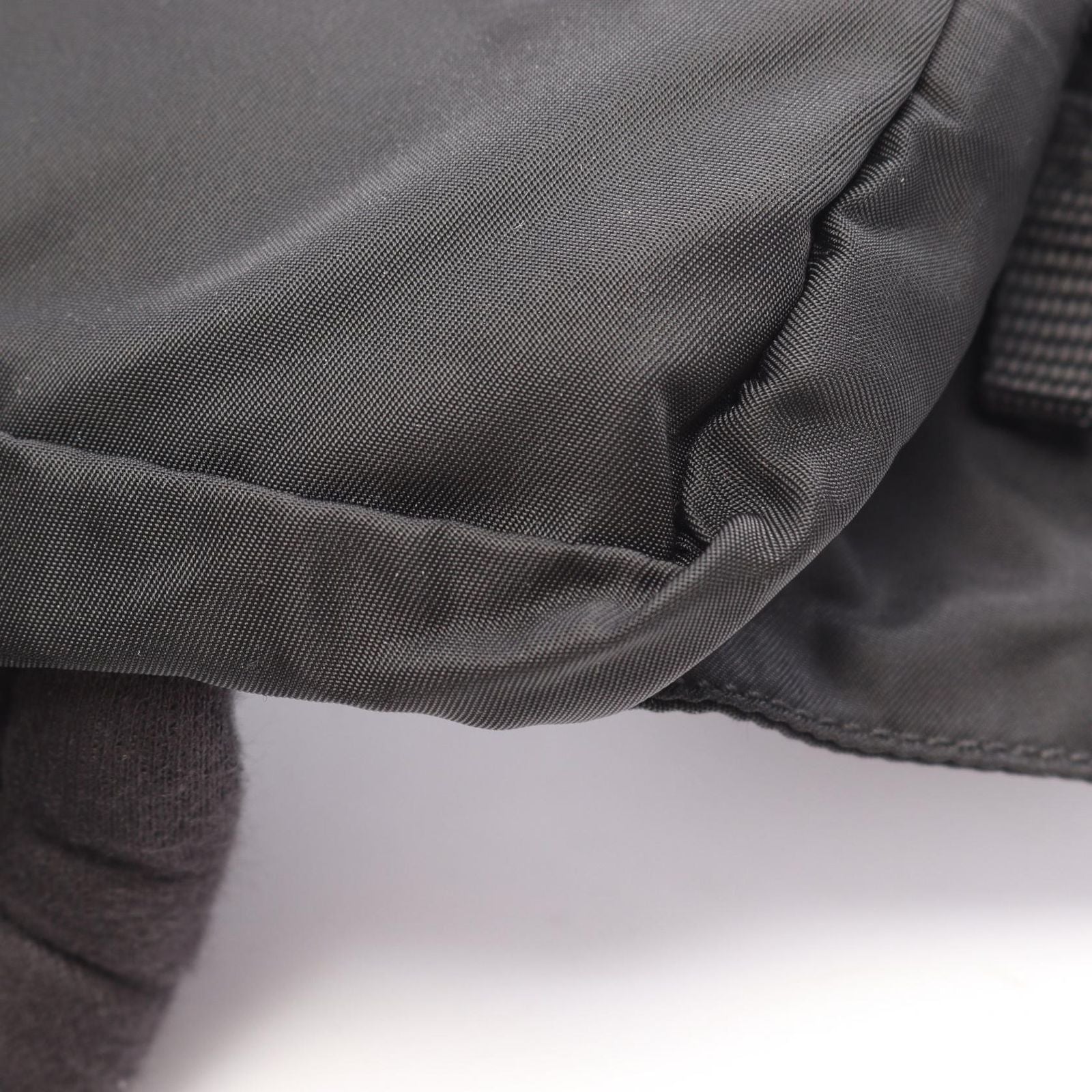 Prada Waist Bag Tessuto Montagn Black Nylon Triangle Logo — view 6