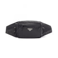 Prada Waist Bag Tessuto Montagn Black Nylon Triangle Logo