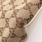 Gucci Tote Bag GG Canvas Beige Brown White — view 8