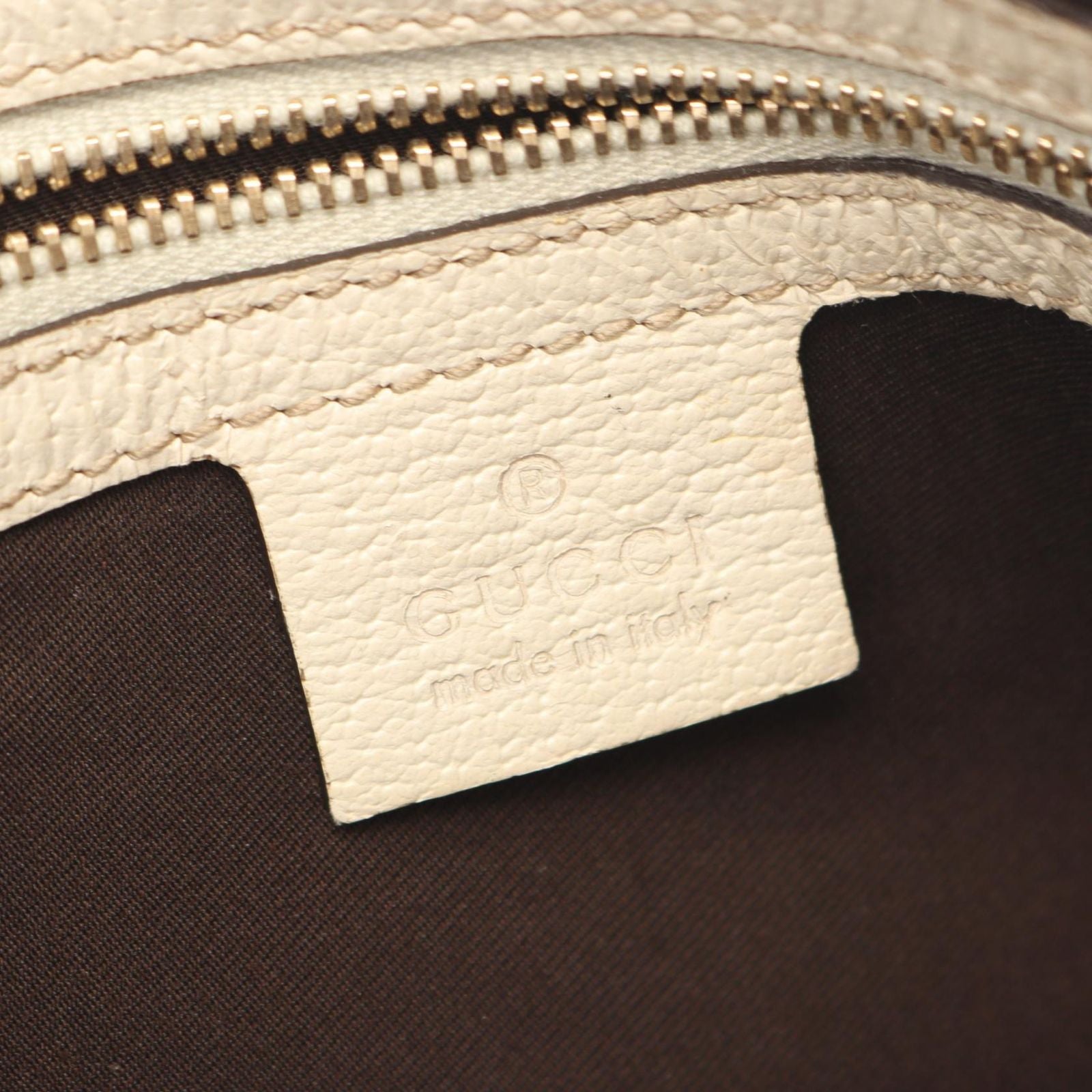 Gucci Tote Bag GG Canvas Beige Brown White — view 4