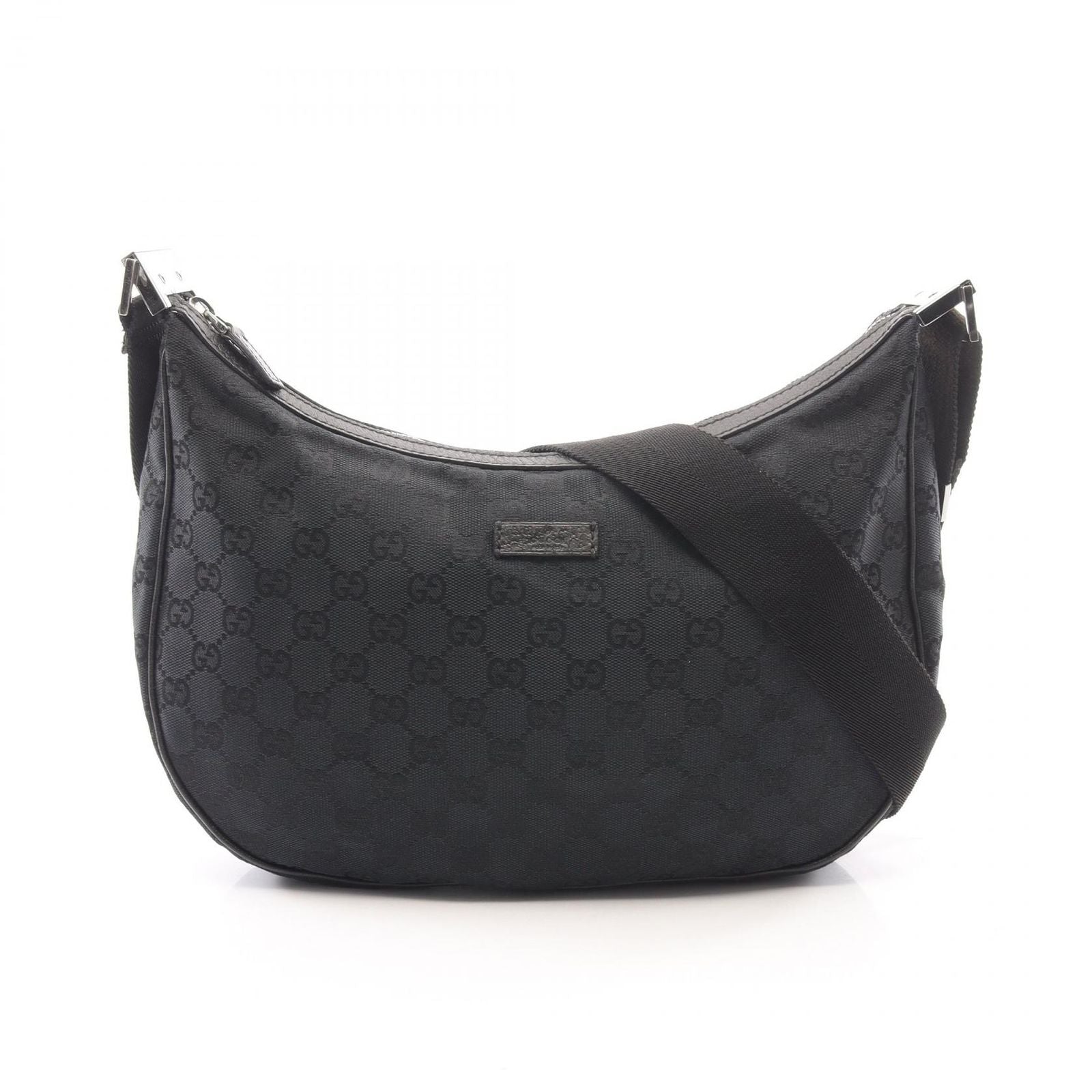 Gucci Shoulder Bag GG Canvas Black