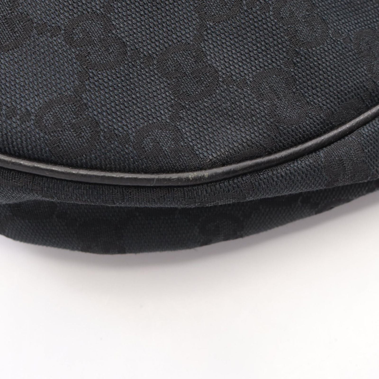 Gucci Shoulder Bag GG Canvas Black — view 6