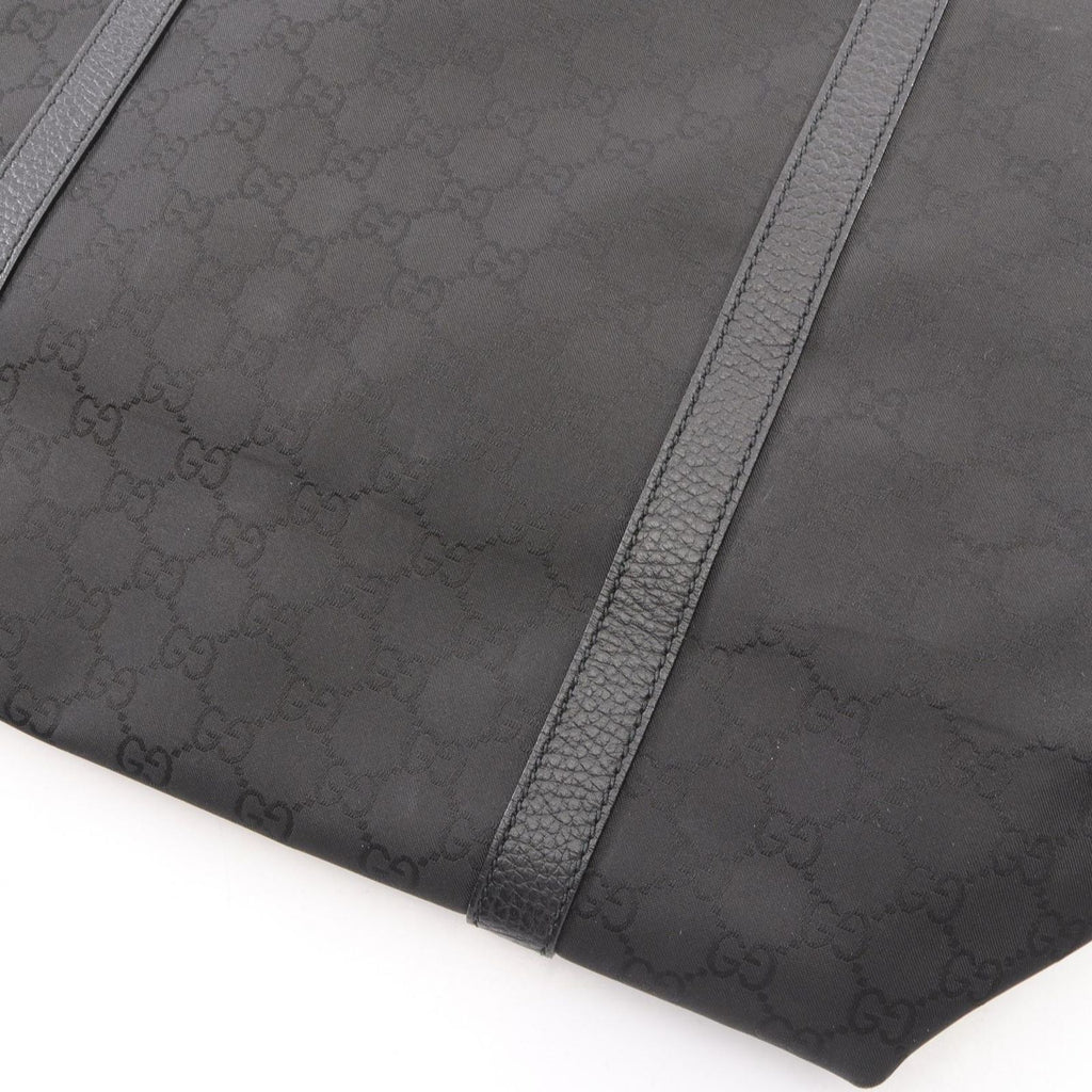 Gucci Tote Bag GG Pattern Interlocking Black Leather 2-Way — view 6
