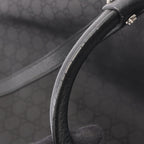 Gucci Tote Bag GG Pattern Interlocking Black Leather 2-Way — view 8