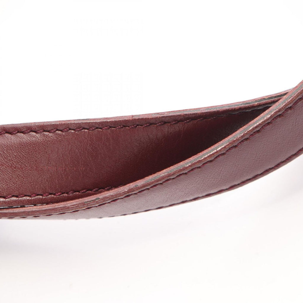 Dior Trotter Bordeaux Canvas Leather Handbag — view 7