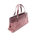 Dior Trotter Bordeaux Canvas Leather Handbag — view 2