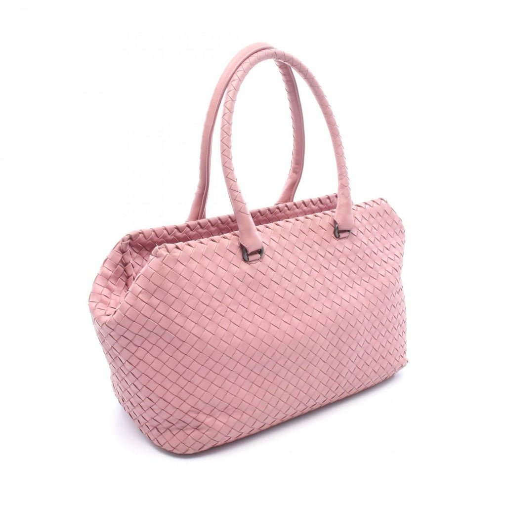 Bottega Veneta Tote Bag Intrecciato Pink Lambskin — view 2