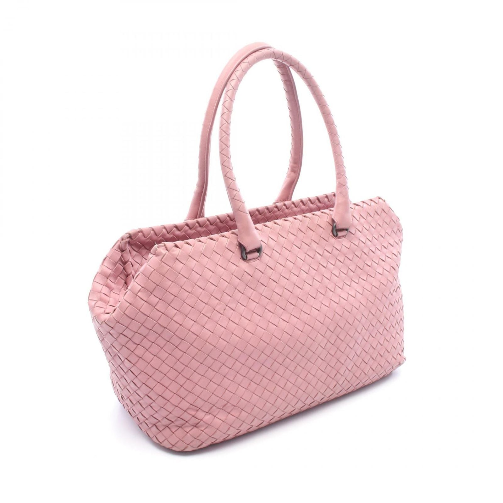 Bottega Veneta Tote Bag Intrecciato Pink Lambskin — view 2