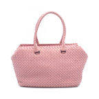 Bottega Veneta Tote Bag Intrecciato Pink Lambskin