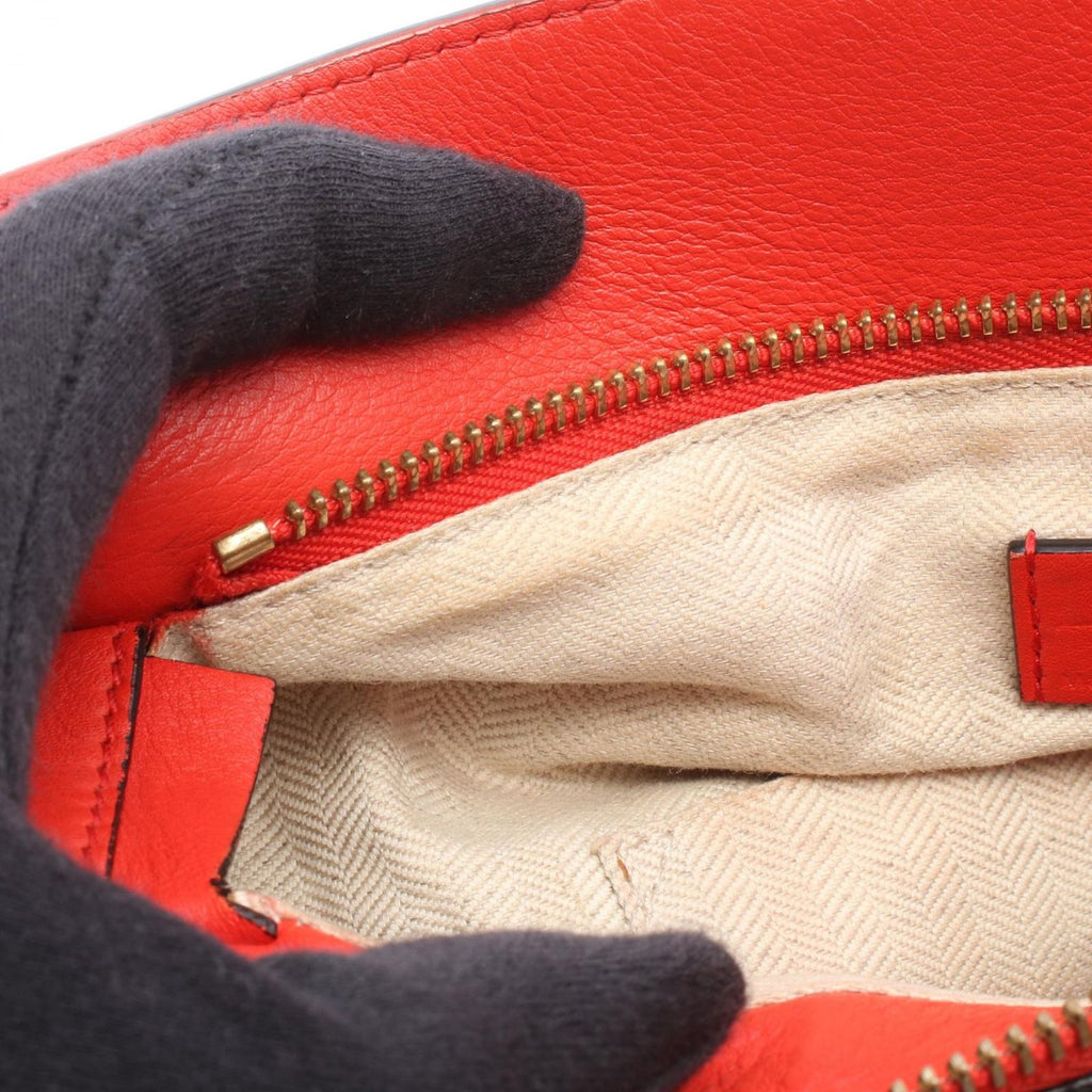 Loewe Handbag Puzzle Bag Small 2-Way Red Leather — view 5