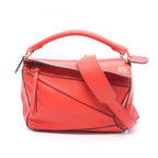 Loewe Handbag Puzzle Bag Small 2-Way Red Leather