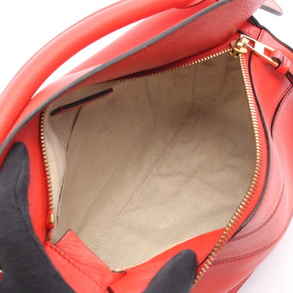 Loewe Handbag Puzzle Bag Small 2-Way Red Leather — view 3