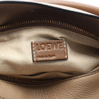 Loewe Puzzle Edge Small 2-Way Beige Brown Leather Bag — view 4