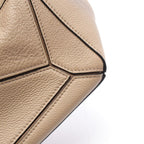 Loewe Puzzle Edge Small 2-Way Beige Brown Leather Bag — view 7