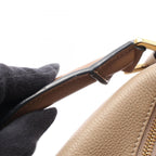Loewe Puzzle Edge Small 2-Way Beige Brown Leather Bag — view 6