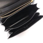 Celine Shoulder Bag Classic Box Black Leather — view 3