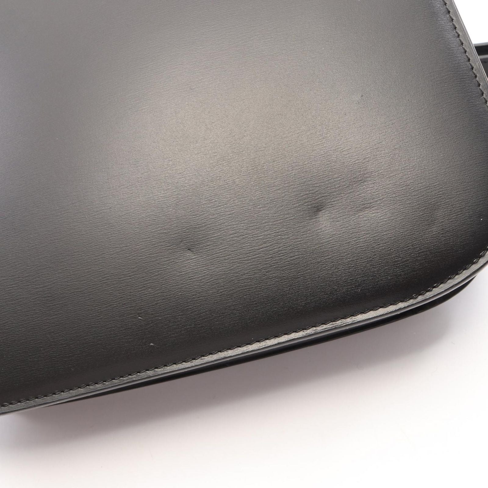 Celine Shoulder Bag Classic Box Black Leather — view 8