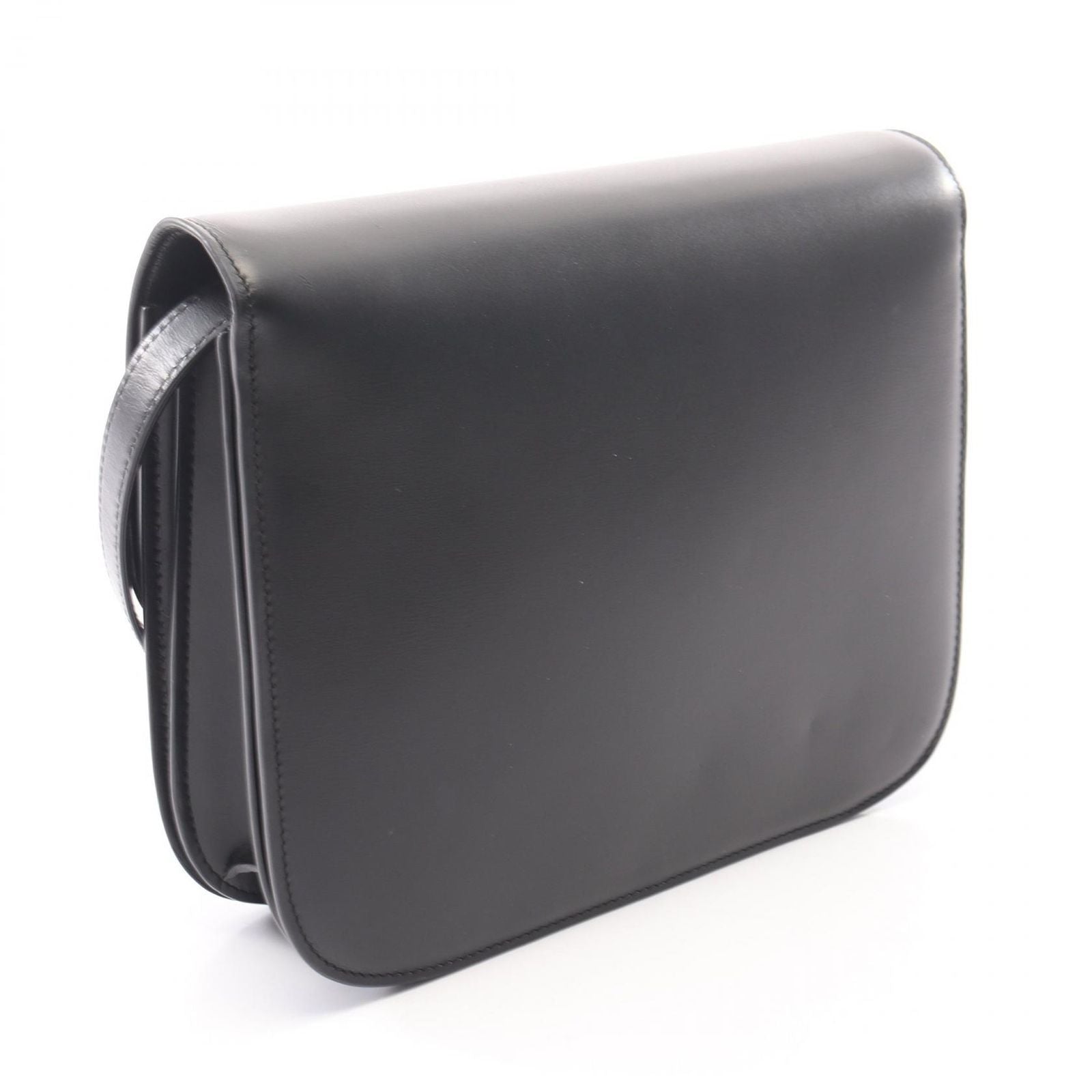 Celine Shoulder Bag Classic Box Black Leather — view 2