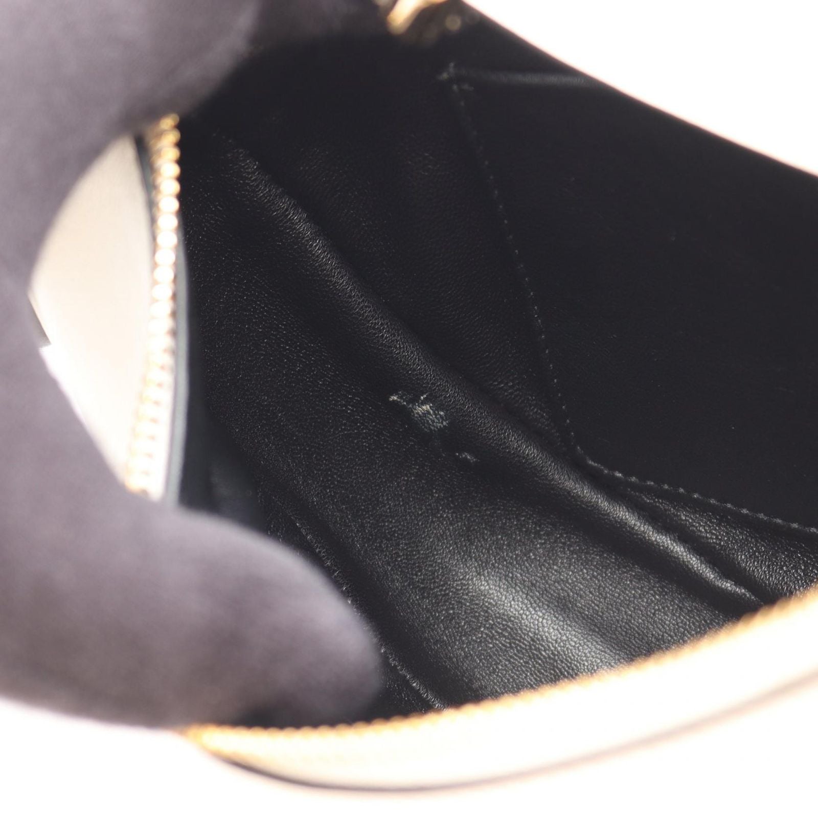 Prada Soft Calfskin Ake White Leather Ake Small Handbag — view 5