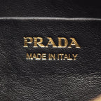 Prada Soft Calfskin Ake White Leather Ake Small Handbag — view 4