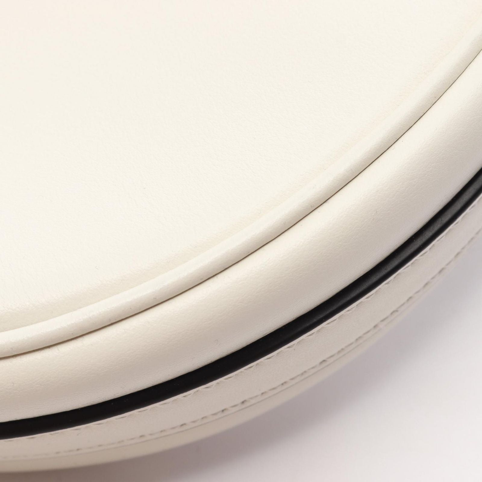 Prada Soft Calfskin Ake White Leather Ake Small Handbag — view 7