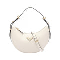 Prada Soft Calfskin Ake White Leather Ake Small Handbag