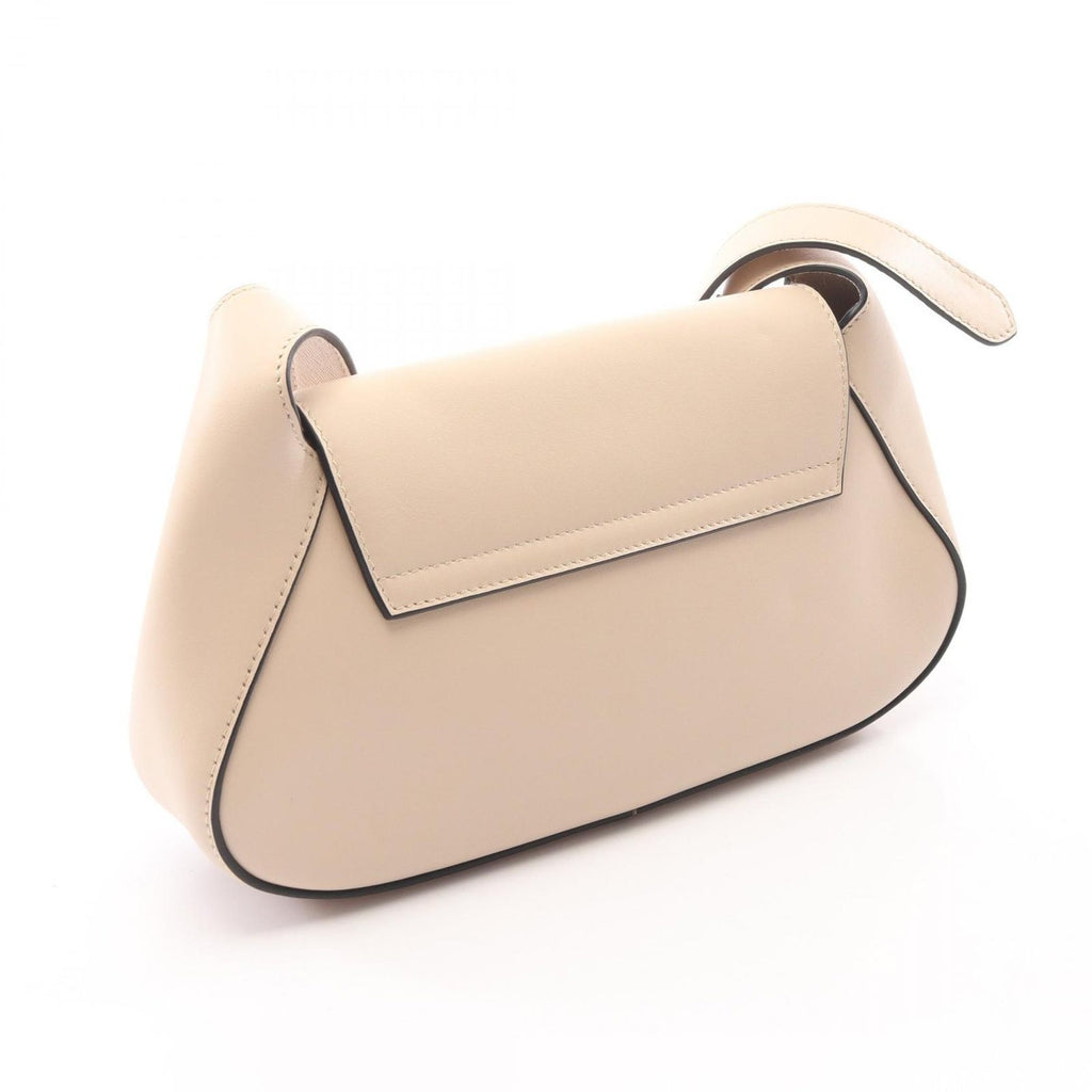 Prada Shoulder Bag Small Beige Leather — view 2
