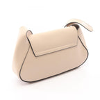 Prada Shoulder Bag Small Beige Leather — view 2