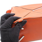 Loewe Handbag Puzzle Bag 2-Way Orange Leather — view 6