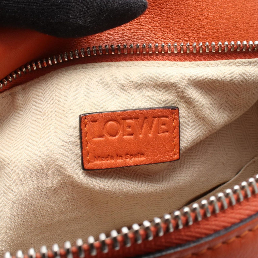 Loewe Handbag Puzzle Bag 2-Way Orange Leather — view 4