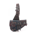Dior Waist Bag Peter Doig Brown Navy Red Canvas Leather