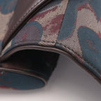 Dior Waist Bag Peter Doig Brown Navy Red Canvas Leather — view 6