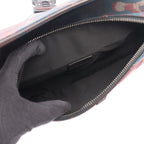 Dior Waist Bag Peter Doig Brown Navy Red Canvas Leather — view 3