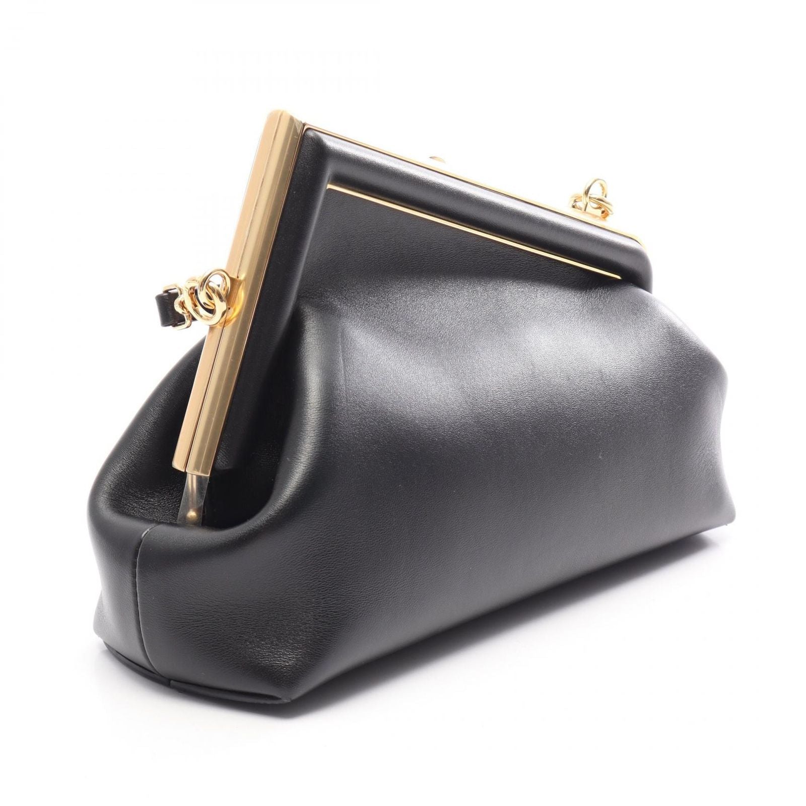 Fendi Shoulder Bag First Small Black Leather — view 2