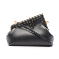 Fendi Shoulder Bag First Small Black Leather