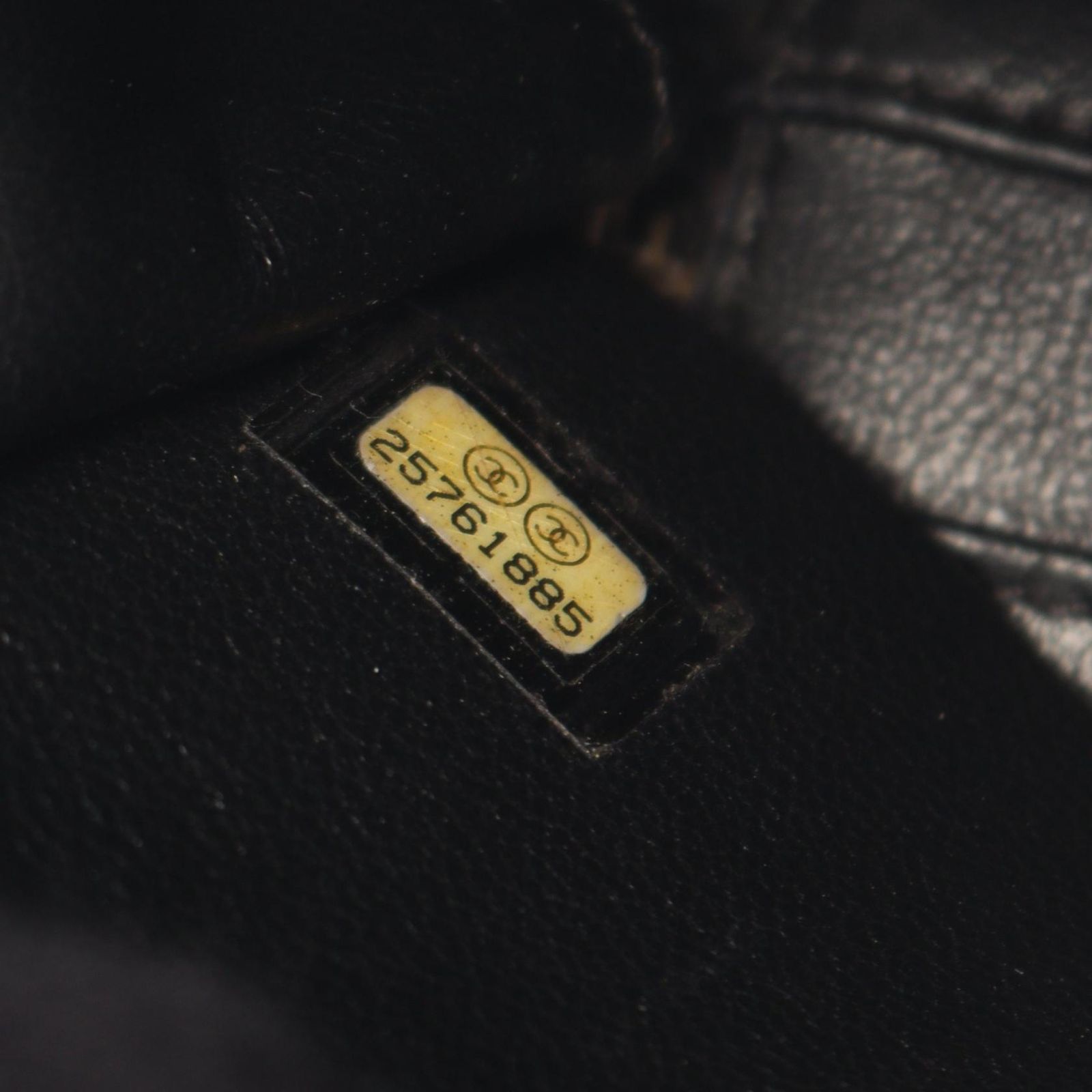 Chanel Shoulder Bag CC Figry Small Vanity 2-Way Black Caviar Leather CC Quilted — view 5