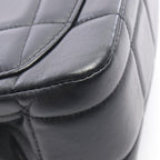 Chanel Shoulder Bag Choco Bar Mini Flap Black Leather Mini Chain — view 8