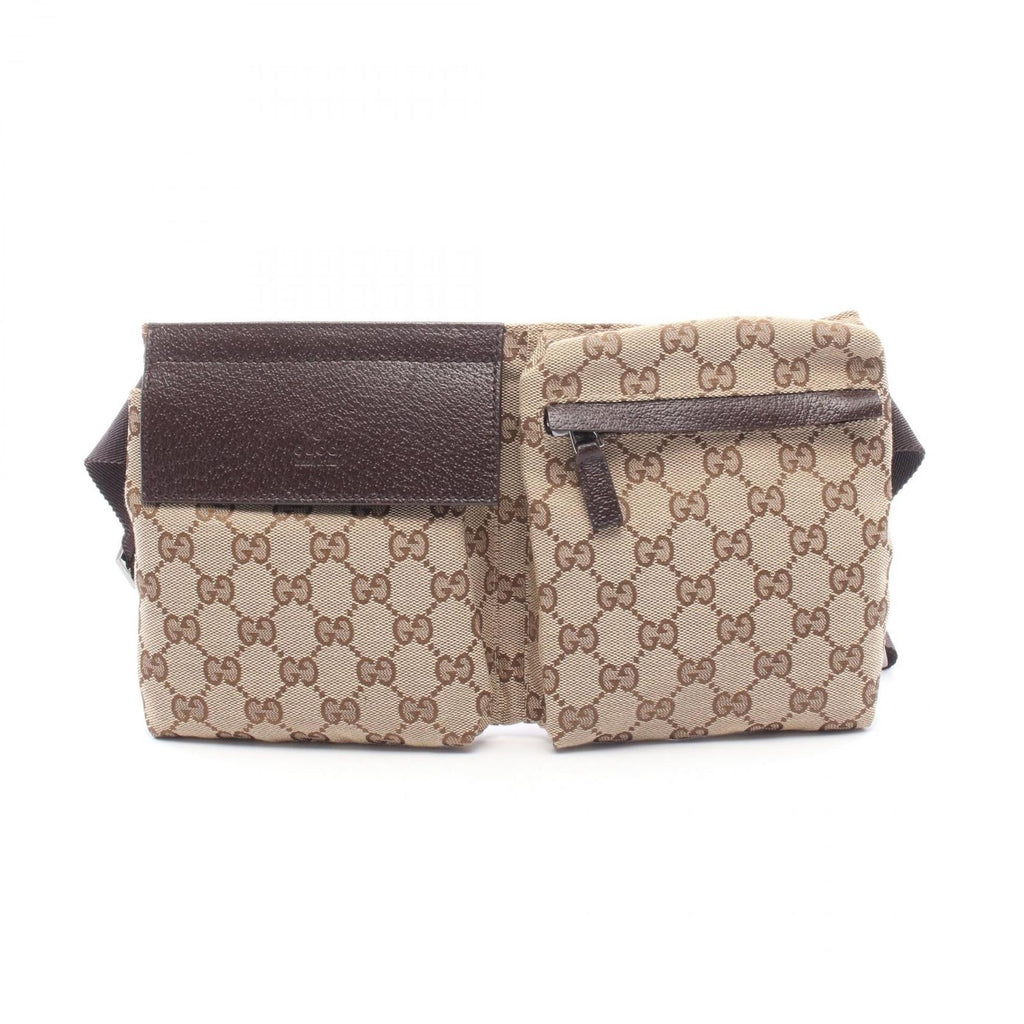 Gucci Waist Bag GG Canvas Brown Beige