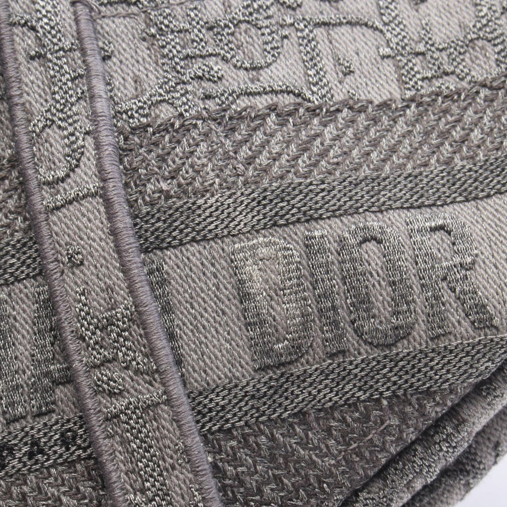 Dior Handbag Saddle Bag Oblique Gray Dark Canvas — view 5