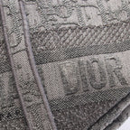 Dior Handbag Saddle Bag Oblique Gray Dark Canvas — view 5