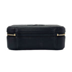 Chanel Bag CC Filigree Vanity Case 2-Way Chain Shoulder Black Champagne Gold — view 6