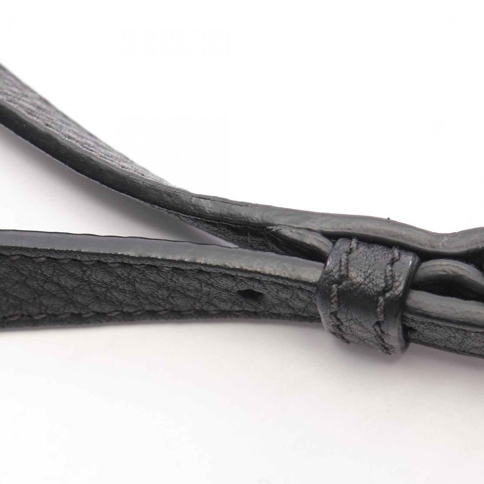 Prada Shoulder Bag Tri Black Leather Triangle Logo — view 7